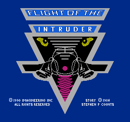 Flight of the Intruder title screenshot